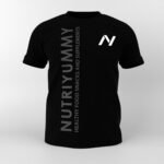NUTRIYUMMY T-SHIRT ΜΑΥΡΗ S