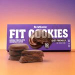 NUTRIYUMMY FIT COOKIES BROWNIE DOUBLE CHOCOLATE NO ADDED SUGAR 128g