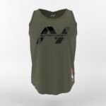 NUTRIYUMMY x Mr. Olympia Tank Top – Olive Green Edition (Large)
