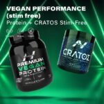 VEGAN PERFORMANCE - STIM-FREE ( Vegan Protein 1Kg & Cratos Stim-free)