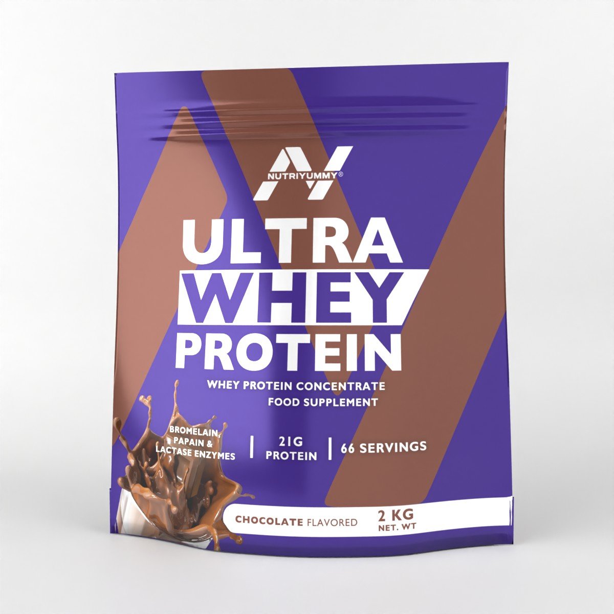 ultra-whey-protein-chocolate NUTRIYUMMY ULTRA WHEY CHOCOLATE 2KG - Image 1