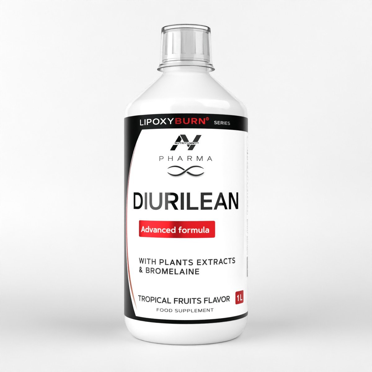 diurilean-2026 NUTRIYUMMY LIPOXYBURN DIURILEAN TROPICAL FRUIT 1L - Image 1